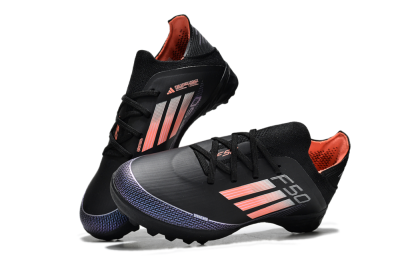 Adidas F50 Elite TF Artificial Turf Soccer Shoes - Black/Pink/Blue