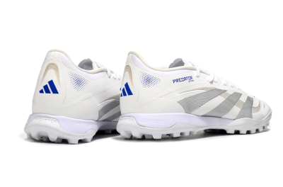Adidas Predator 25 Elite TF Artificial Turf Soccer Shoes - Beige/Silver/White