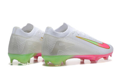 Nike Air Zoom Mercurial Vapor 16 Elite FG Firm Ground Soccer Cleats - White/Pink/Gold