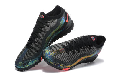 Nike Air Zoom Mercurial Vapor 16 Elite TF Artificial Turf Soccer Shoes - Black/Grey/Pink