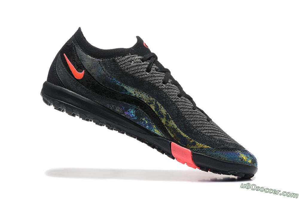 Nike Air Zoom Mercurial Vapor 16 Elite TF Artificial Turf Soccer Shoes - Black/Grey/Pink 7