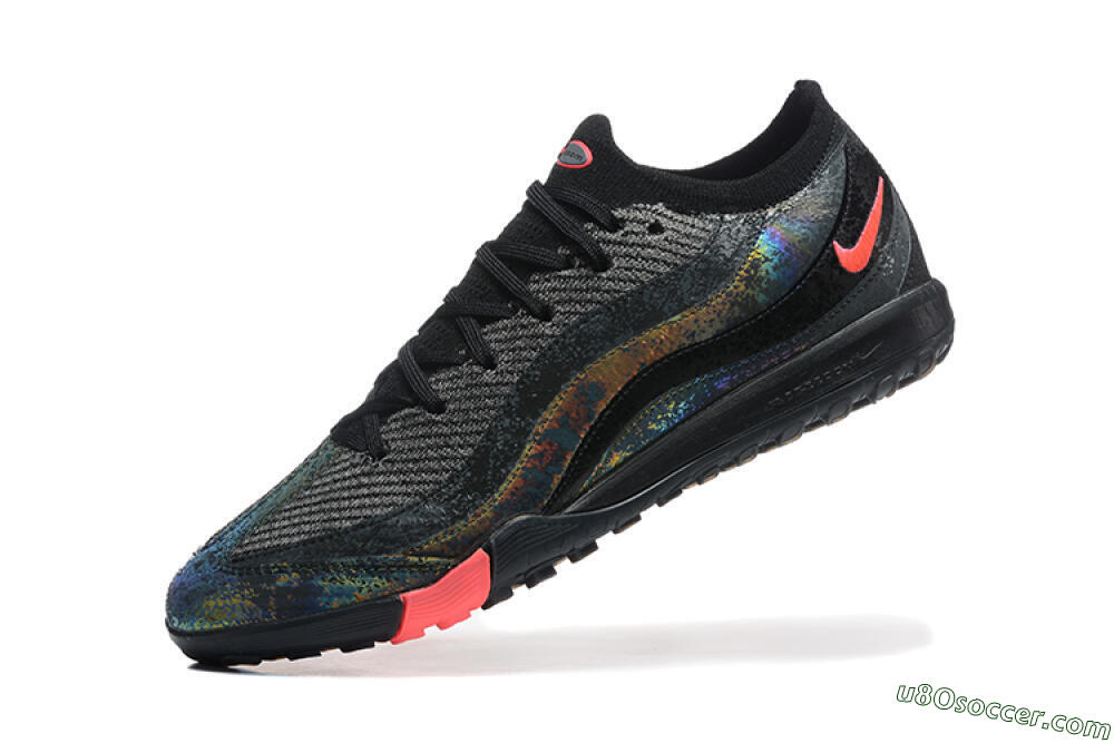 Nike Air Zoom Mercurial Vapor 16 Elite TF Artificial Turf Soccer Shoes - Black/Grey/Pink 8