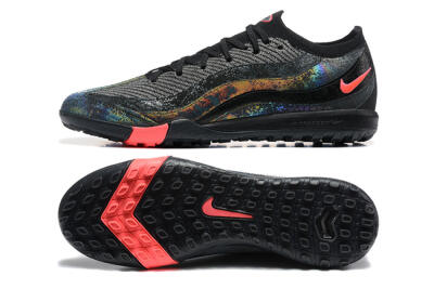 Nike Air Zoom Mercurial Vapor 16 Elite TF Artificial Turf Soccer Shoes - Black/Grey/Pink