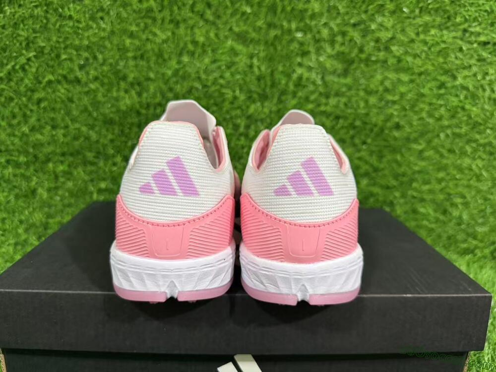 Adidas F50 Pro TF Artificial Turf Soccer Shoes - Pink/Gold/White