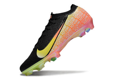 Nike Air Zoom Mercurial Vapor 16 Elite FG Firm Ground Soccer Cleats - Black/Orange/Yellow