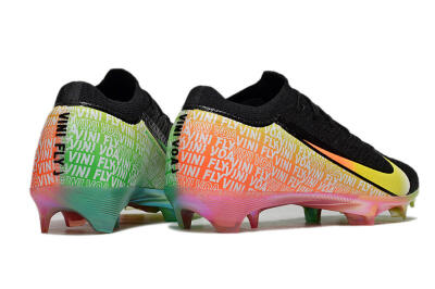 Nike Air Zoom Mercurial Vapor 16 Elite FG Firm Ground Soccer Cleats - Black/Orange/Yellow