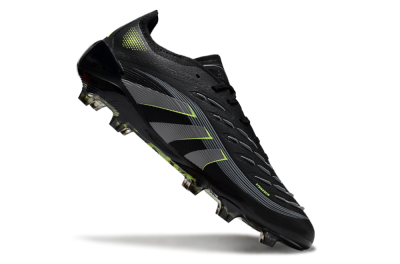 Adidas Predator 25 Elite FG Firm Ground Soccer Cleats - Black/Silver/Yellow