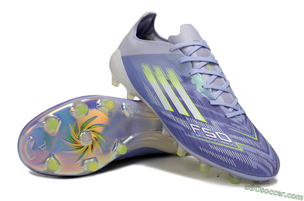Adidas F50 Elite FG Firm Ground Soccer Cleats - Blue/White/Yellow 3