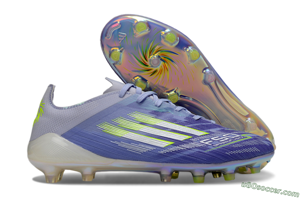 Adidas F50 Elite FG Firm Ground Soccer Cleats - Blue/White/Yellow 1