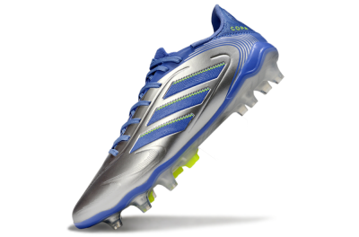 Adidas Copa Pure 3 Elite FG Firm Ground Soccer Cleats - Silver/Blue/Yellow