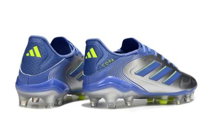 Adidas Copa Pure 3 Elite FG Firm Ground Soccer Cleats - Silver/Blue/Yellow