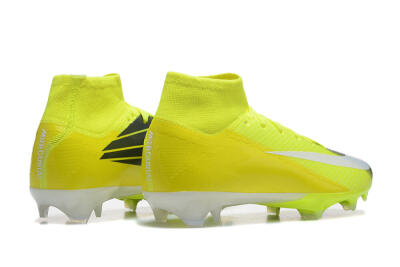 Nike Air Zoom Mercurial Superfly 10 Elite FG Firm Ground Soccer Cleats - Yellow/Black/White