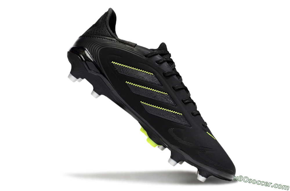 Adidas Copa Pure 3 Elite FG Firm Ground Soccer Cleats - Black/Grey/Yellow 4