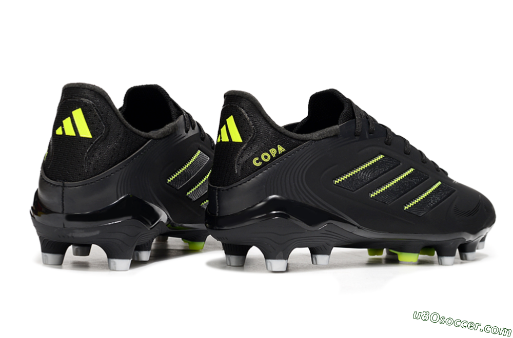 Adidas Copa Pure 3 Elite FG Firm Ground Soccer Cleats - Black/Grey/Yellow 6