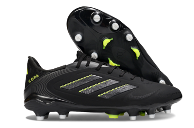 Adidas Copa Pure 3 Elite FG Firm Ground Soccer Cleats - Black/Grey/Yellow
