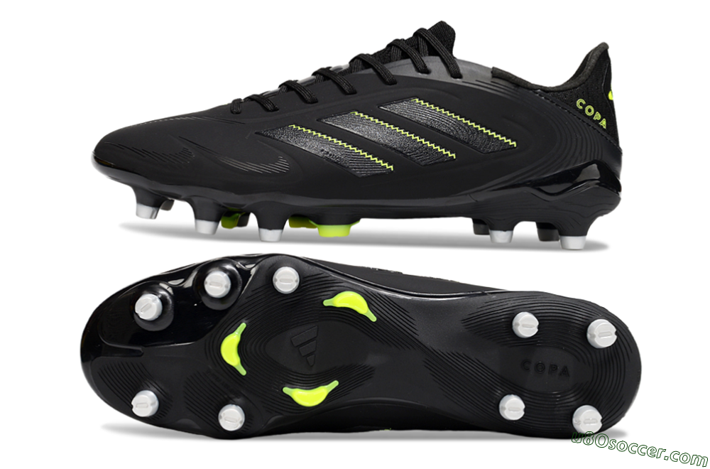 Adidas Copa Pure 3 Elite FG Firm Ground Soccer Cleats - Black/Grey/Yellow 0