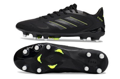 Adidas Copa Pure 3 Elite FG Firm Ground Soccer Cleats - Black/Grey/Yellow
