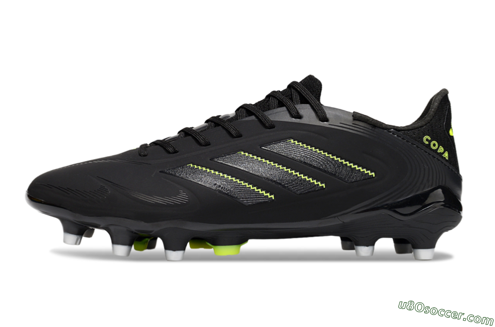 Adidas Copa Pure 3 Elite FG Firm Ground Soccer Cleats - Black/Grey/Yellow 2