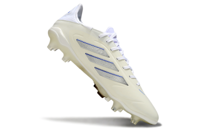 Adidas Copa Pure 3 Elite FG Firm Ground Soccer Cleats - Beige/Silver/Blue