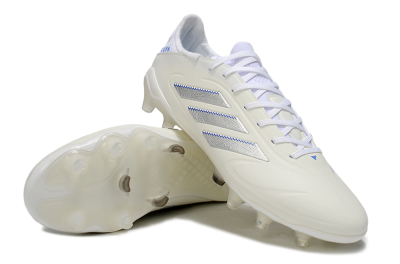 Adidas Copa Pure 3 Elite FG Firm Ground Soccer Cleats - Beige/Silver/Blue