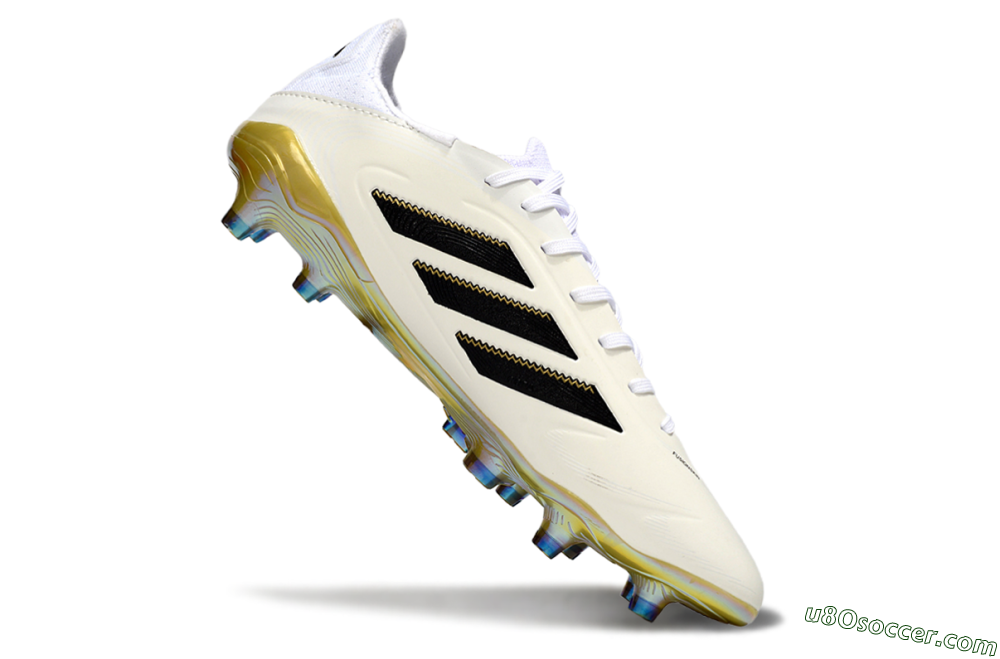 Adidas Copa Pure 3 Elite FG Firm Ground Soccer Cleats - Beige/Black/Gold 4