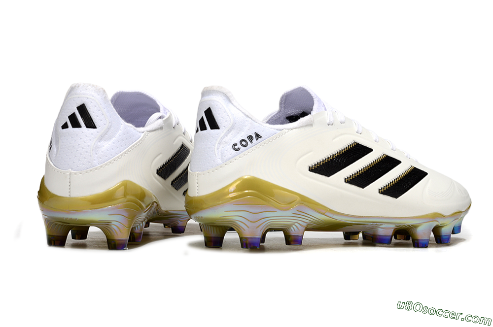 Adidas Copa Pure 3 Elite FG Firm Ground Soccer Cleats - Beige/Black/Gold 6