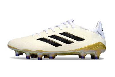 Adidas Copa Pure 3 Elite FG Firm Ground Soccer Cleats - Beige/Black/Gold