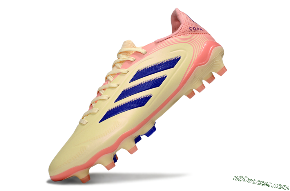 Adidas Copa Pure 3 Elite FG Firm Ground Soccer Cleats - Yellow/Blue/Pink 5