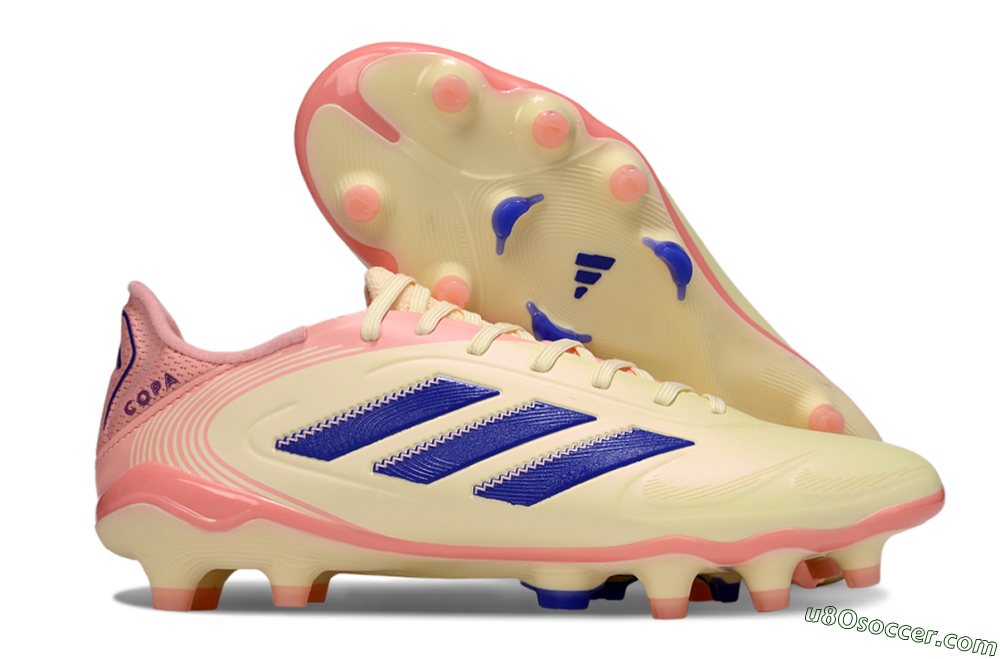 Adidas Copa Pure 3 Elite FG Firm Ground Soccer Cleats - Yellow/Blue/Pink 1