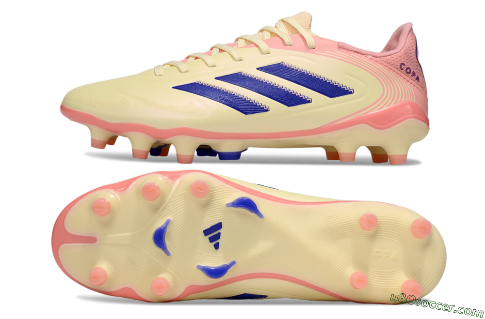 Adidas Copa Pure 3 Elite FG Firm Ground Soccer Cleats - Yellow/Blue/Pink 0