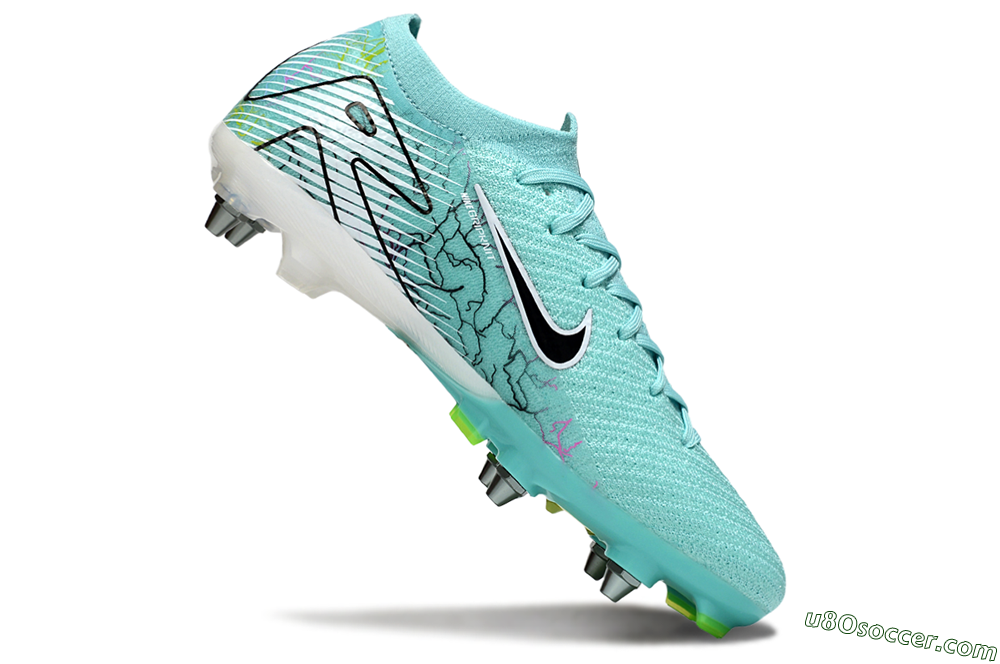 Nike Air Zoom Mercurial Vapor 16 Elite SG Soft Ground Soccer Cleats - Jade/Black/White 4