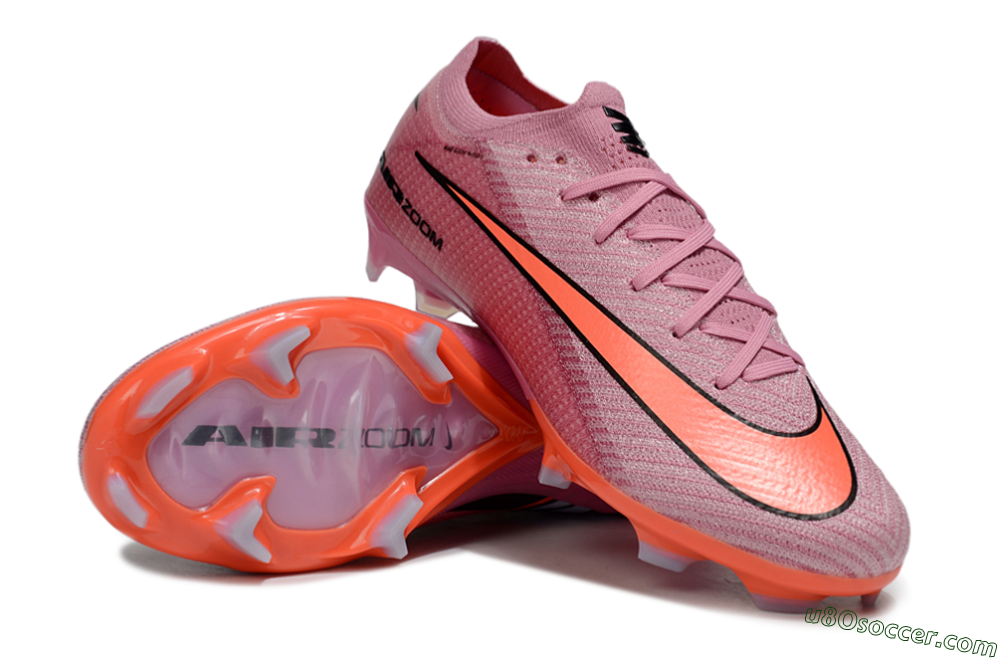 Nike Air Zoom Mercurial Vapor 15 Elite FG Firm Ground Soccer Cleats - Red/Black 3