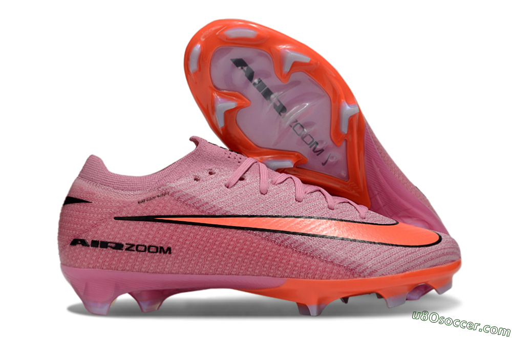Nike Air Zoom Mercurial Vapor 15 Elite FG Firm Ground Soccer Cleats - Red/Black 1
