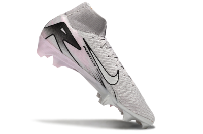 Nike Air Zoom Mercurial Superfly 10 Elite FG Firm Ground Soccer Cleats - Grey/Black/Pink