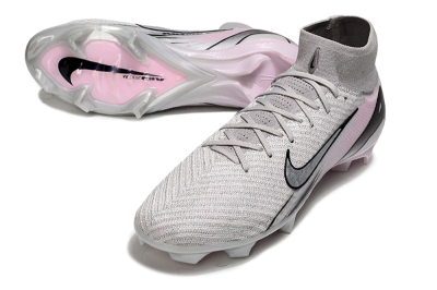 Nike Air Zoom Mercurial Superfly 10 Elite FG Firm Ground Soccer Cleats - Grey/Black/Pink