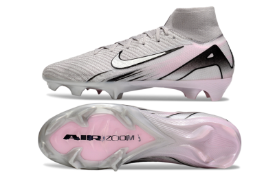 Nike Air Zoom Mercurial Superfly 10 Elite FG Firm Ground Soccer Cleats - Grey/Black/Pink