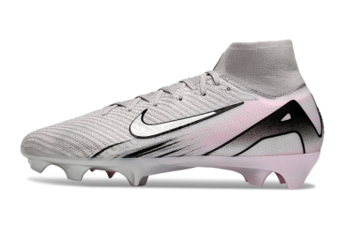Nike Air Zoom Mercurial Superfly 10 Elite FG Firm Ground Soccer Cleats - Grey/Black/Pink