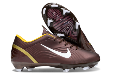 Nike Mercurial Vapor 1 Elite FG Firm Ground Soccer Cleats - Brown/White/Yellow