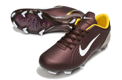 Nike Mercurial Vapor 1 Elite FG Firm Ground Soccer Cleats - Brown/White/Yellow