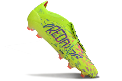 Adidas Predator 25 Elite Foldover Tongue FG Firm Ground Soccer Cleats - Yellow/Blue/Red