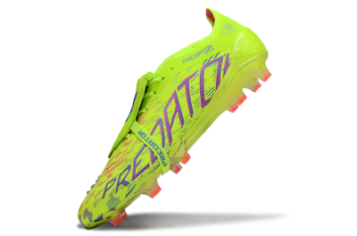 Adidas Predator 25 Elite Foldover Tongue FG Firm Ground Soccer Cleats - Yellow/Blue/Red