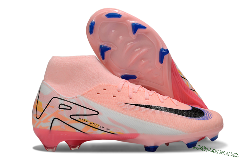 Nike Air Zoom Mercurial Superfly 10 Elite FG Firm Ground Soccer Cleats - Pink/Purple/White 1