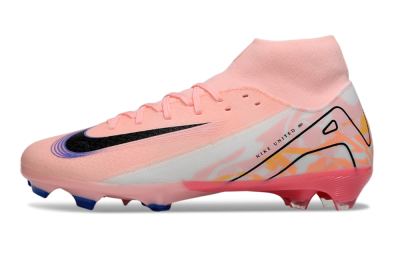 Nike Air Zoom Mercurial Superfly 10 Elite FG Firm Ground Soccer Cleats - Pink/Purple/White