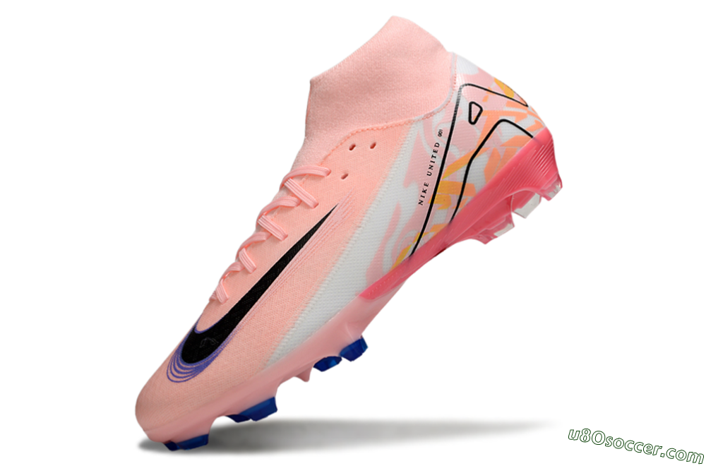 Nike Air Zoom Mercurial Superfly 10 Elite FG Firm Ground Soccer Cleats - Pink/Purple/White 5