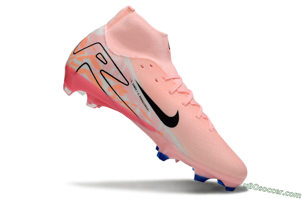 Nike Air Zoom Mercurial Superfly 10 Elite FG Firm Ground Soccer Cleats - Pink/Purple/White 4
