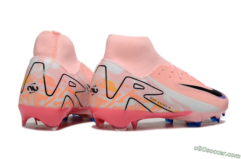 Nike Air Zoom Mercurial Superfly 10 Elite FG Firm Ground Soccer Cleats - Pink/Purple/White 6