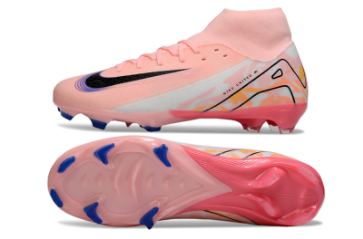 Nike Air Zoom Mercurial Superfly 10 Elite FG Firm Ground Soccer Cleats - Pink/Purple/White