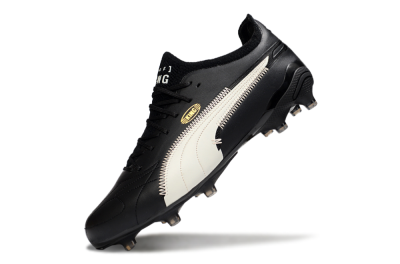 AOF x Puma King Ultimate FG Firm Ground Soccer Cleats - Black/White