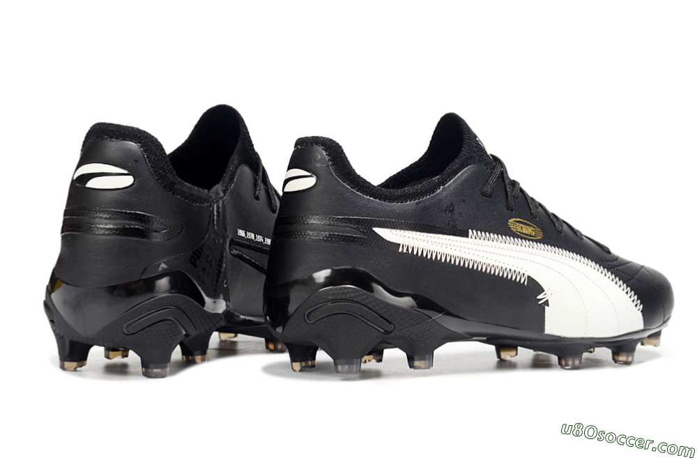 AOF x Puma King Ultimate FG Firm Ground Soccer Cleats - Black/White 6