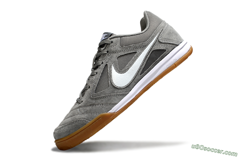 Nike SB Gato IC Indoor & Futsal Soccer Shoes - Grey/White 5